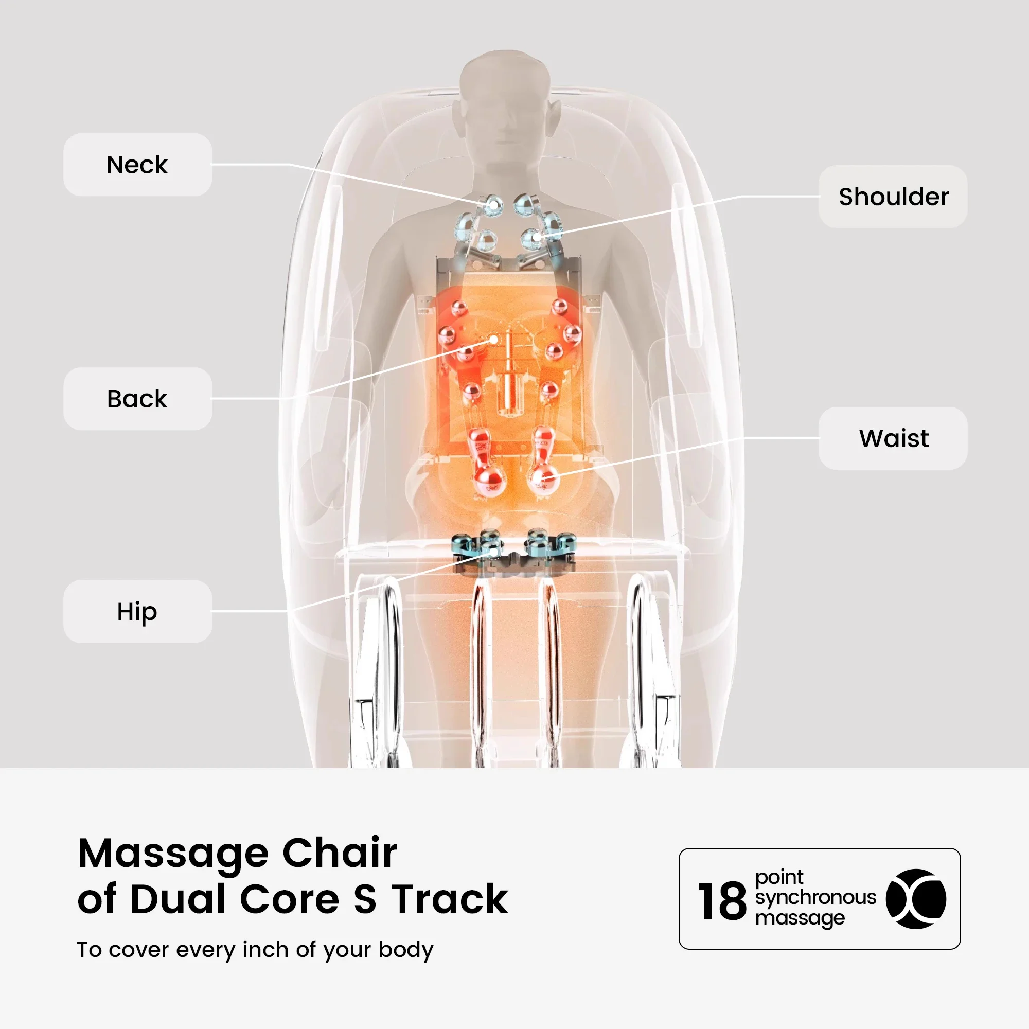 wholesale Good Quality Factory Directly Musical Function sl TRACK FOOT massage Sofa Massage Chair Massager  Full Body