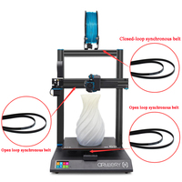 Artillery 3D Printer Parts Sidewinder X1 X2 GT2 Timing Belt Kit Genius/Pro X Axis Y Axis And Closed Timing Belt