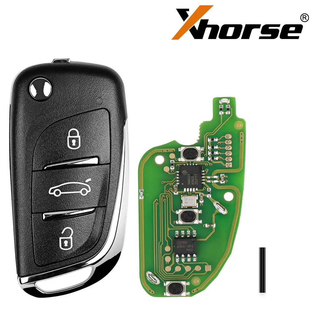 

Xhorse XKDS00EN Vol-kswag-en DS Style Wire Remote Key 3 Button 5pcs/lot