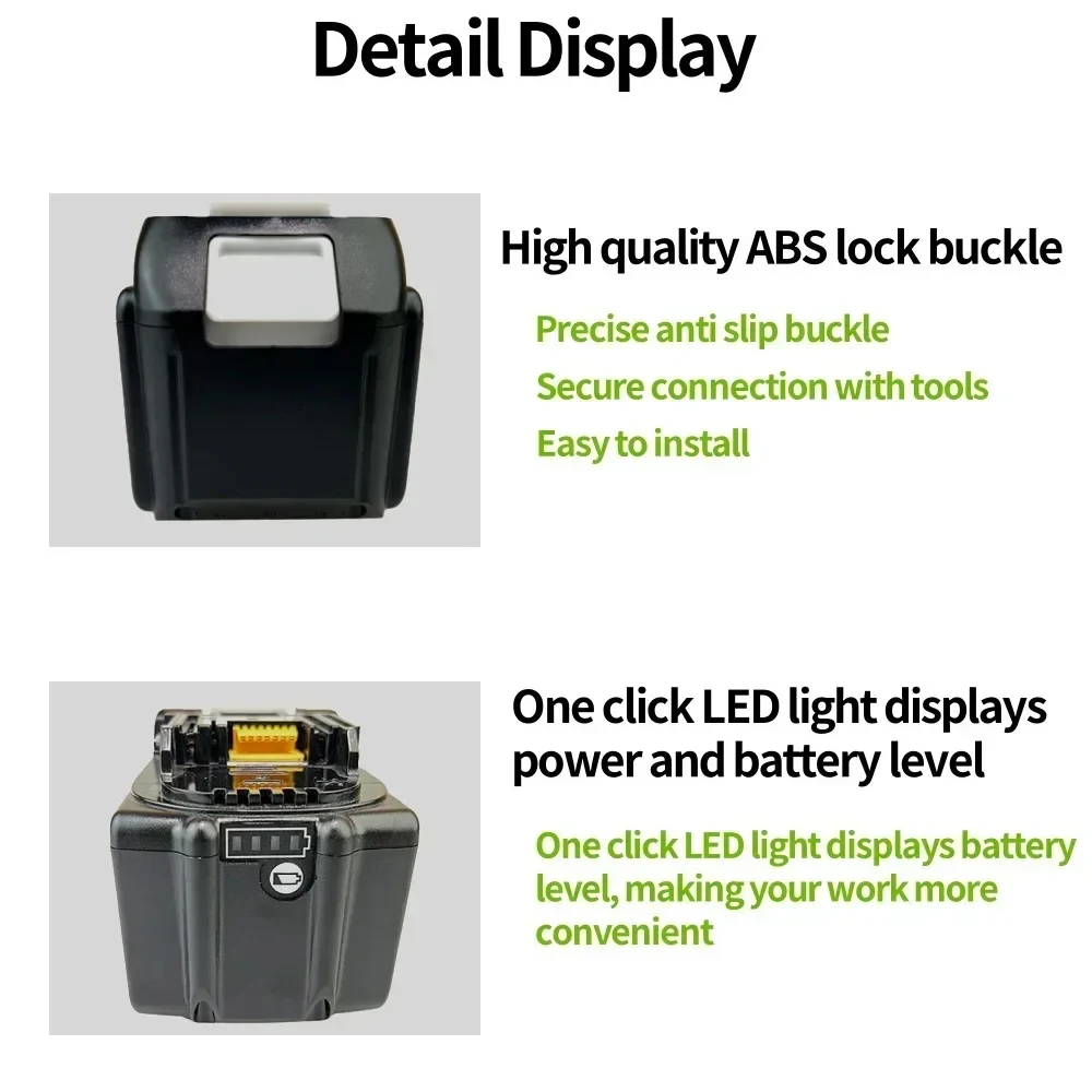 18V 12000mAh/15000mAh/18000mAh Battery, For Makita 18V Power Tool DDF487 DTW700 GBA404 DUC150Z DHR183Z - view 3