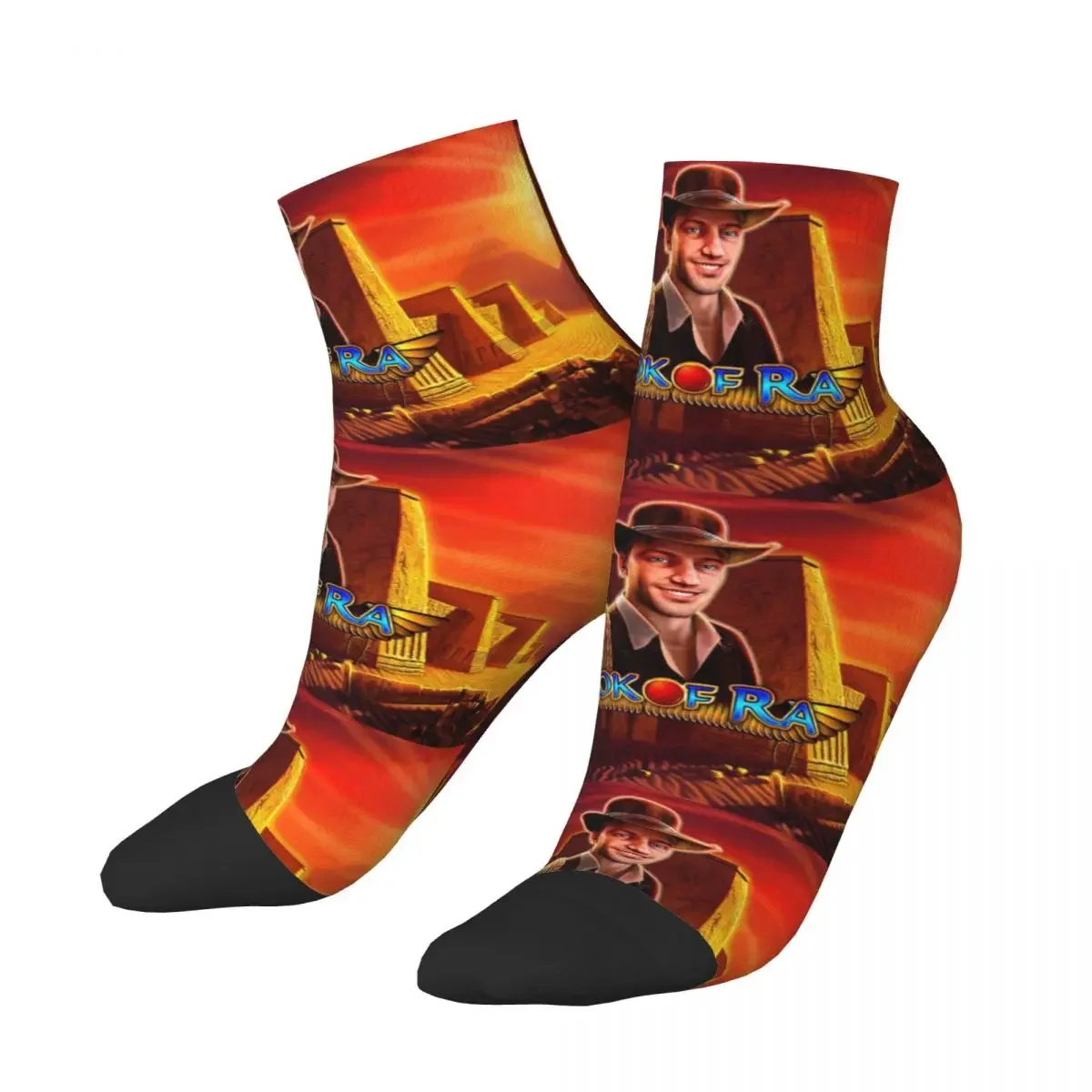 Book Of Ra Socks Harajuku High Quality Stockings All Season Socks Accessories for Man's Woman's Christmas Gifts