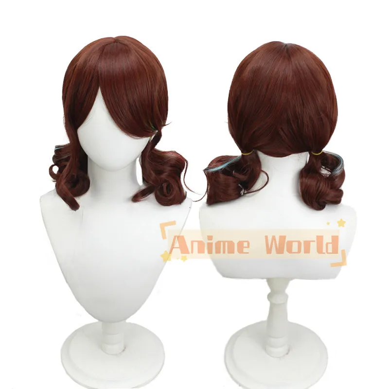 

Anime Identity V Cheerleader Cosplay Wig Halloween Carnival Party Props Synthetic Hair Heat Resistant Fiber + Wig Cap
