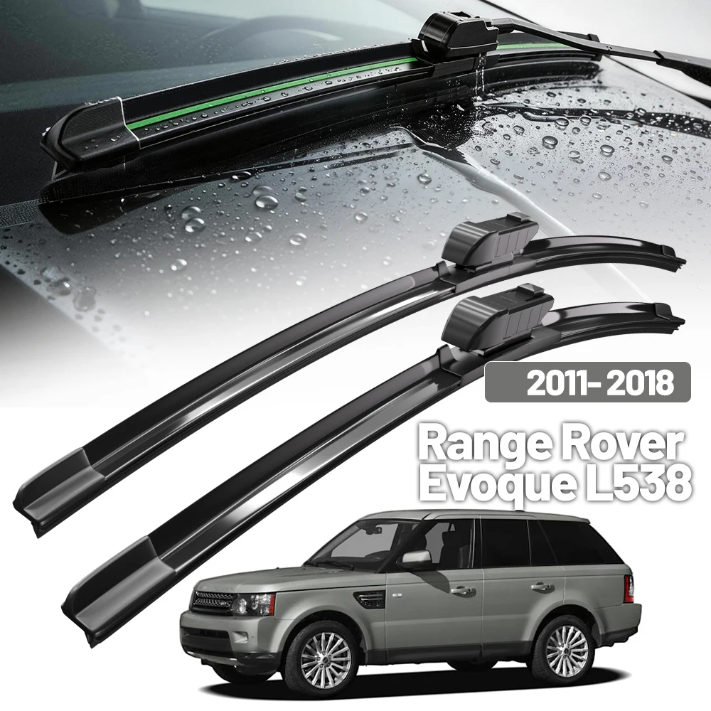 Para Range Rover Evoque L538 2011-2018 2012 2013 2014 2015 2016 Escobillas Limpiaparabrisas Delanteras Parabrisas Ventana 24"+21"