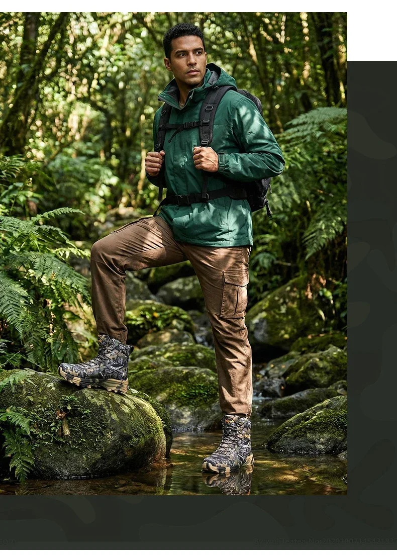 Neue Taktische Stiefel für Herren, Atmungsaktive Outdoor-Sicherheitsstiefel, Hochwertige Schnellreaktions-Armeestiefel, Rutschfeste Arbeitsstiefel für die Wüste – Detail 23