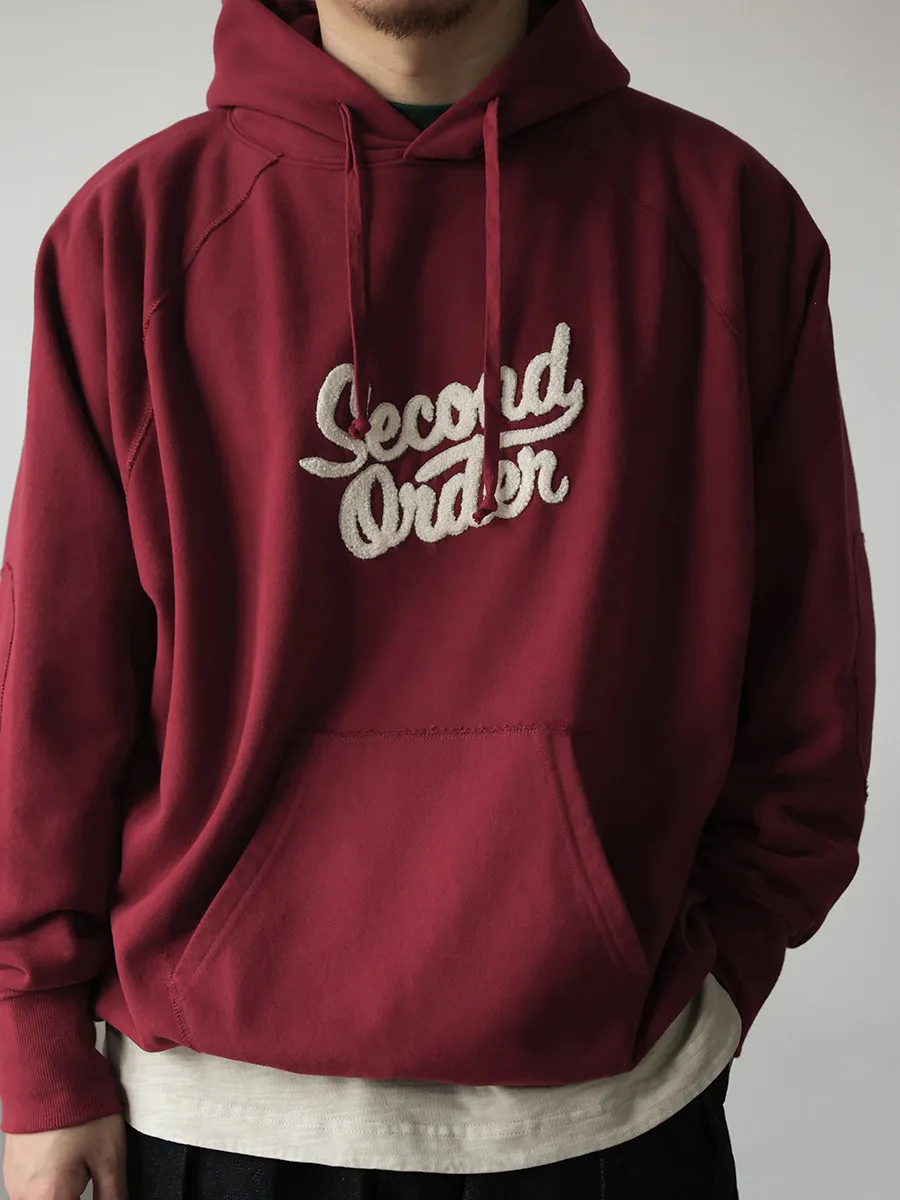 

Secondorder Logo Sweat Parka FW22 American Style Oversized Hooded Sweatshirt Pullover