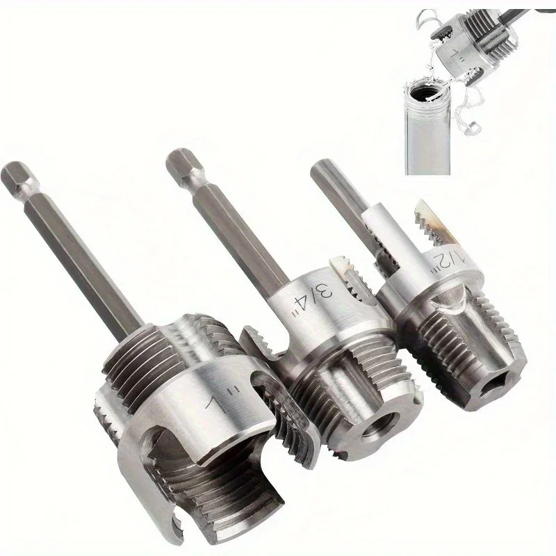 3pcs-heavy-duty-pvc-plastic-pipe-threading-tool-kit-with-1-2-3-4-1-male-female-threads-compatible-for-pvc-ppr-mpp-pipes