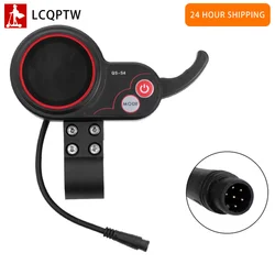 6PIN Controller Display Electric Scooter Thumb Throttle QS-S4 LCD Display Kit for Zero 8 9 10 8X 10X E-scooter Repair Parts