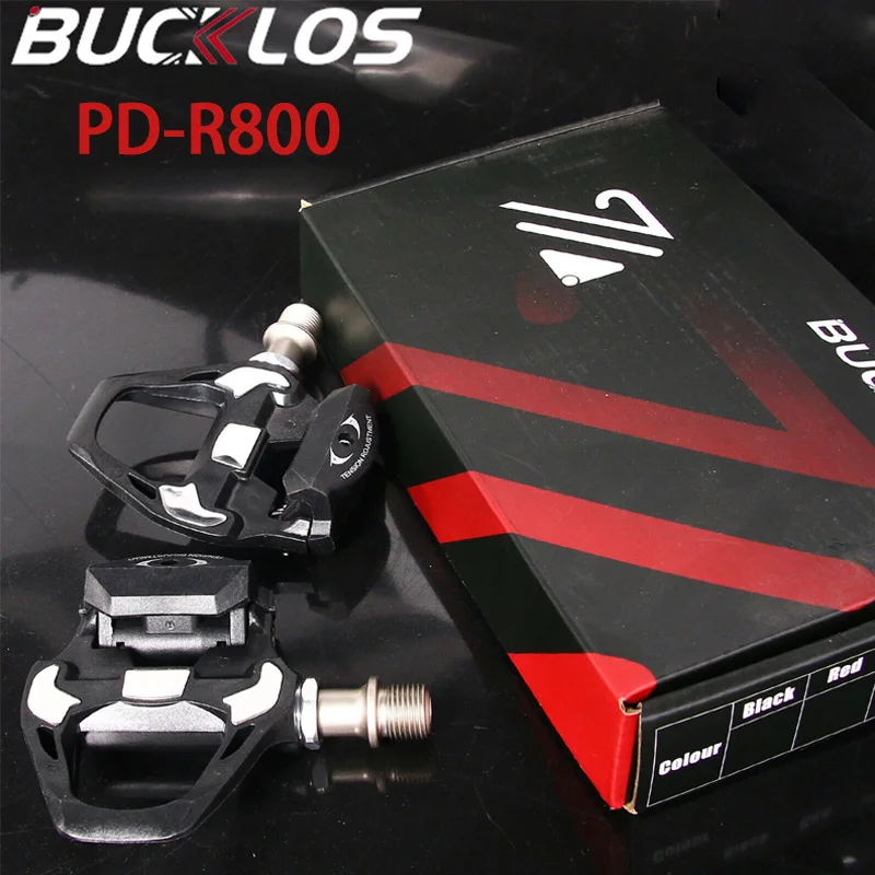 AliExpress BUCKLOS Bicycle Clipless Pedal for SPD-SL System PD-R8000 Road Bike Self-Locking Pedals for SPD SL 9/16" Bicycle Slipless Pedal