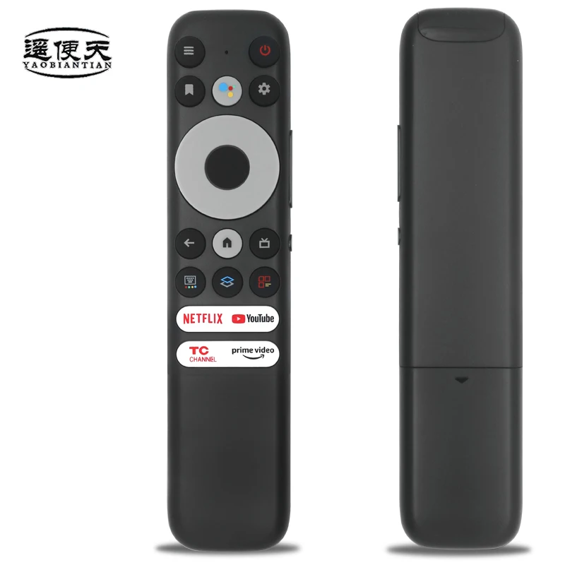 RC902N FMR1 Bluetooth Voice Remote for TCL 55/65/75R646, 55/75S546 Mini LED QLED 4K UHD Smart TVs