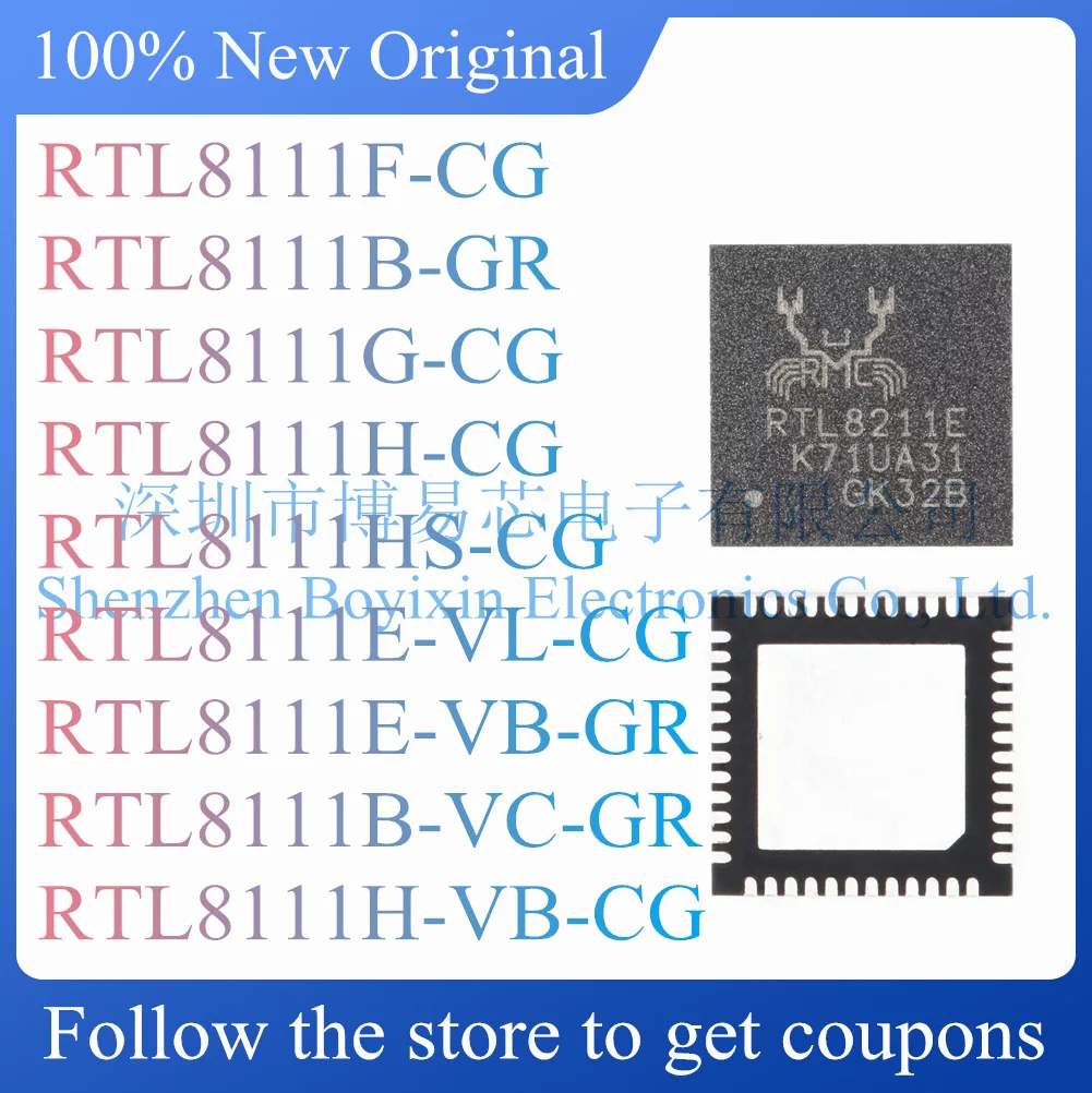 

NEW RTL8111F-CG RTL8111B-GR RTL8111G-CG RTL8111H-CG RTL8111HS-CG RTL8111E-VL-CG RTL8111E-VB-GR RTL8111B-VC-GR RTL8111H-VB-CG