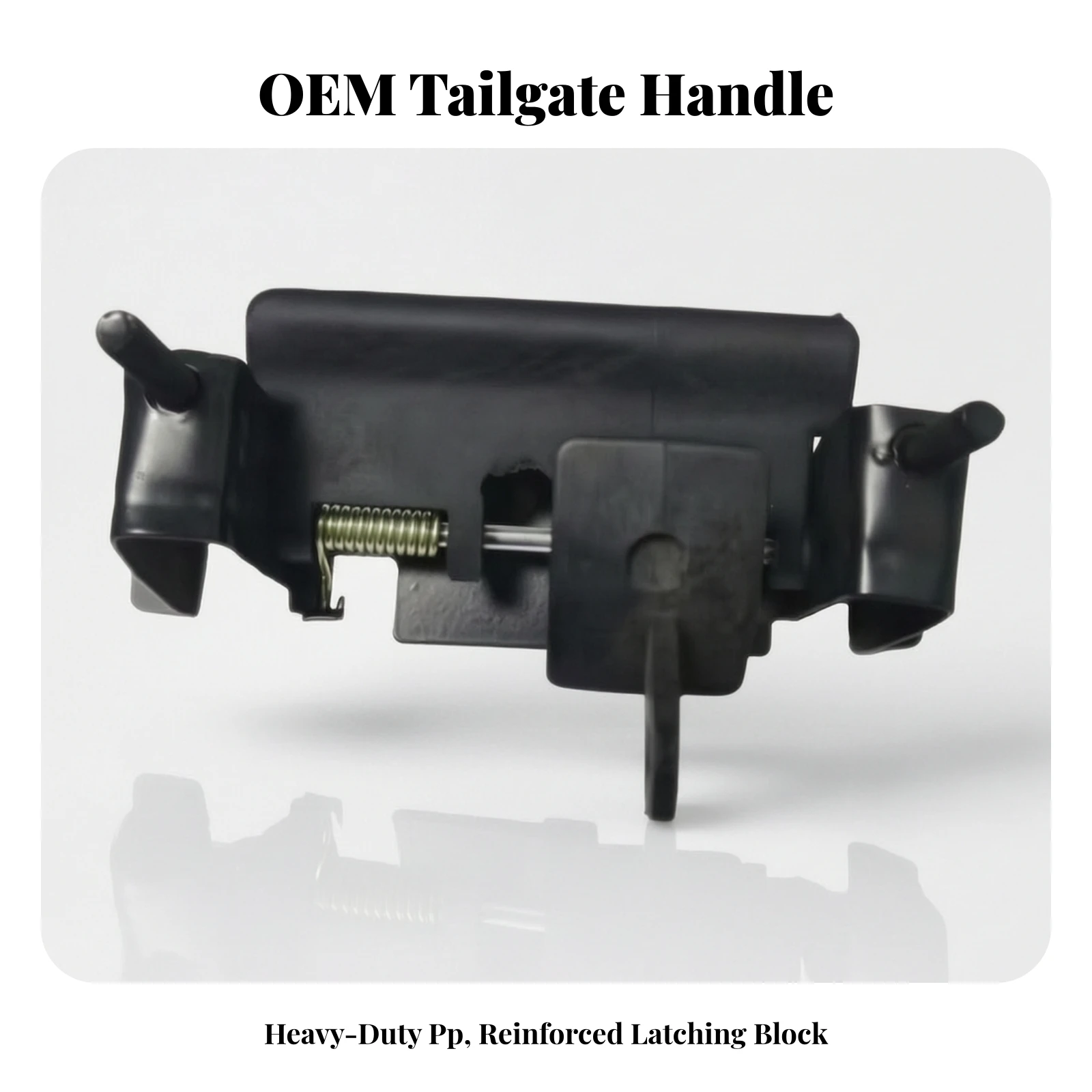 Tailgate Handle Assembly Replacement Rear Hatch Handle Tailgate Latch Cover Heavy Duty Auto Part Long-Lasting for Car Owners