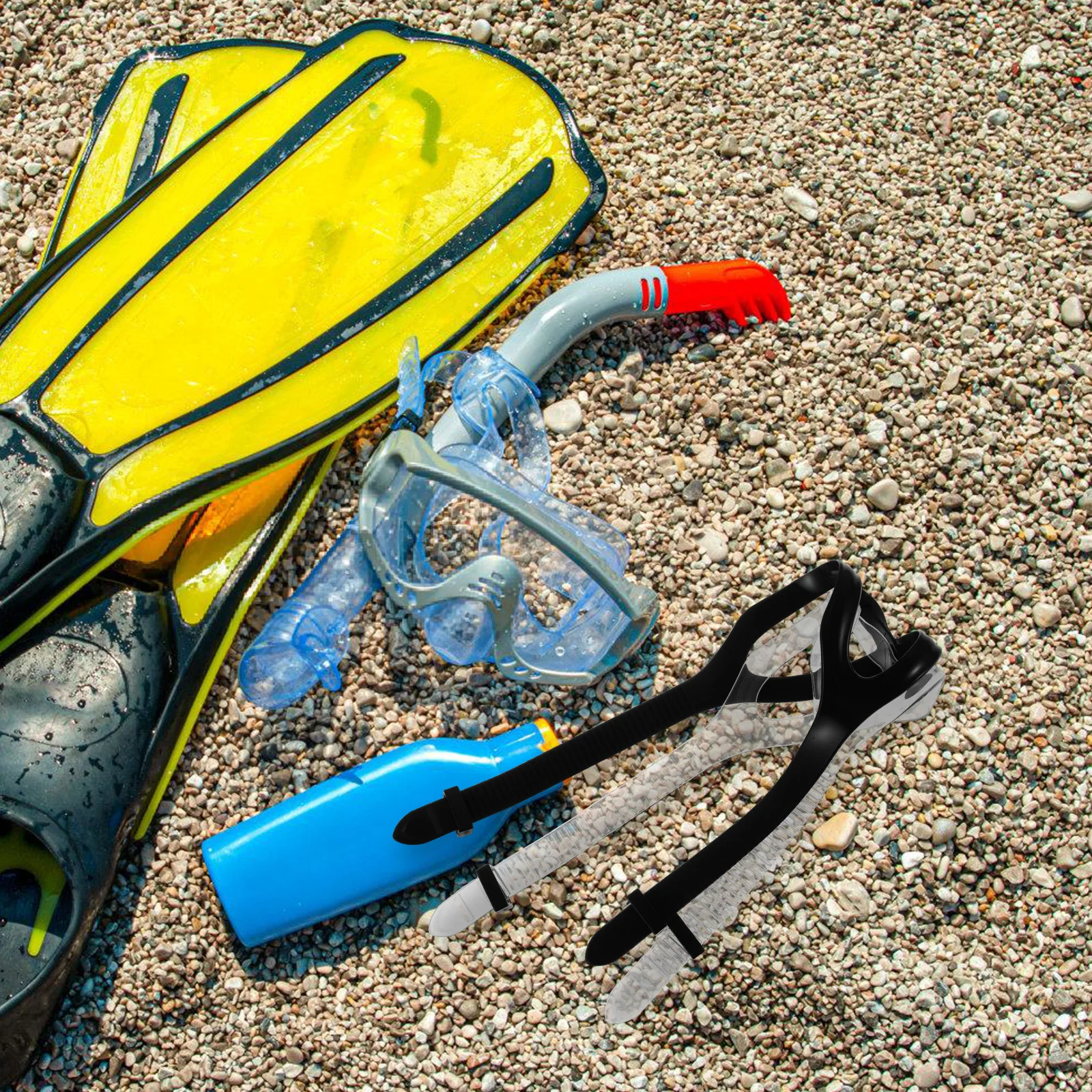 

2Pcs Silicone Dive Mask Strap Comfortable Universal Snorkel Scuba Diving Replacement Goggle Strap Durable Flexible Band