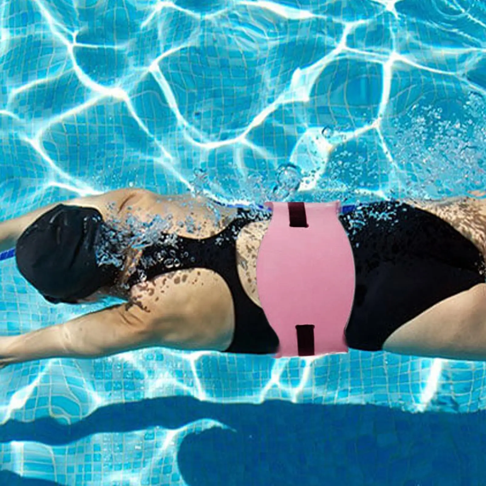 Cintura di galleggiamento di sicurezza leggera in EVA Cintura regolabile per giovani dimensioni per adulti Attrezzatura per esercizi per l'allenamento del nuoto