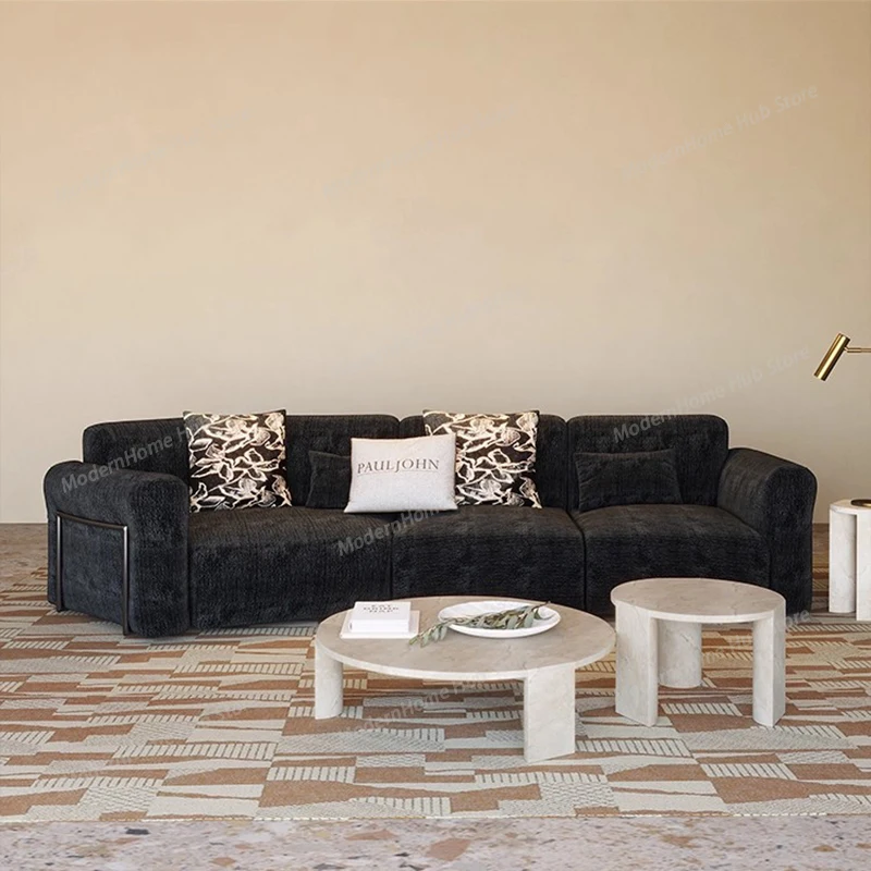 Luxury Lazy Living Room Sofas Modern Nordic Designer Velvet Living Room Sofas Room Decor Lounge Sillon Cama Trendy Furniture