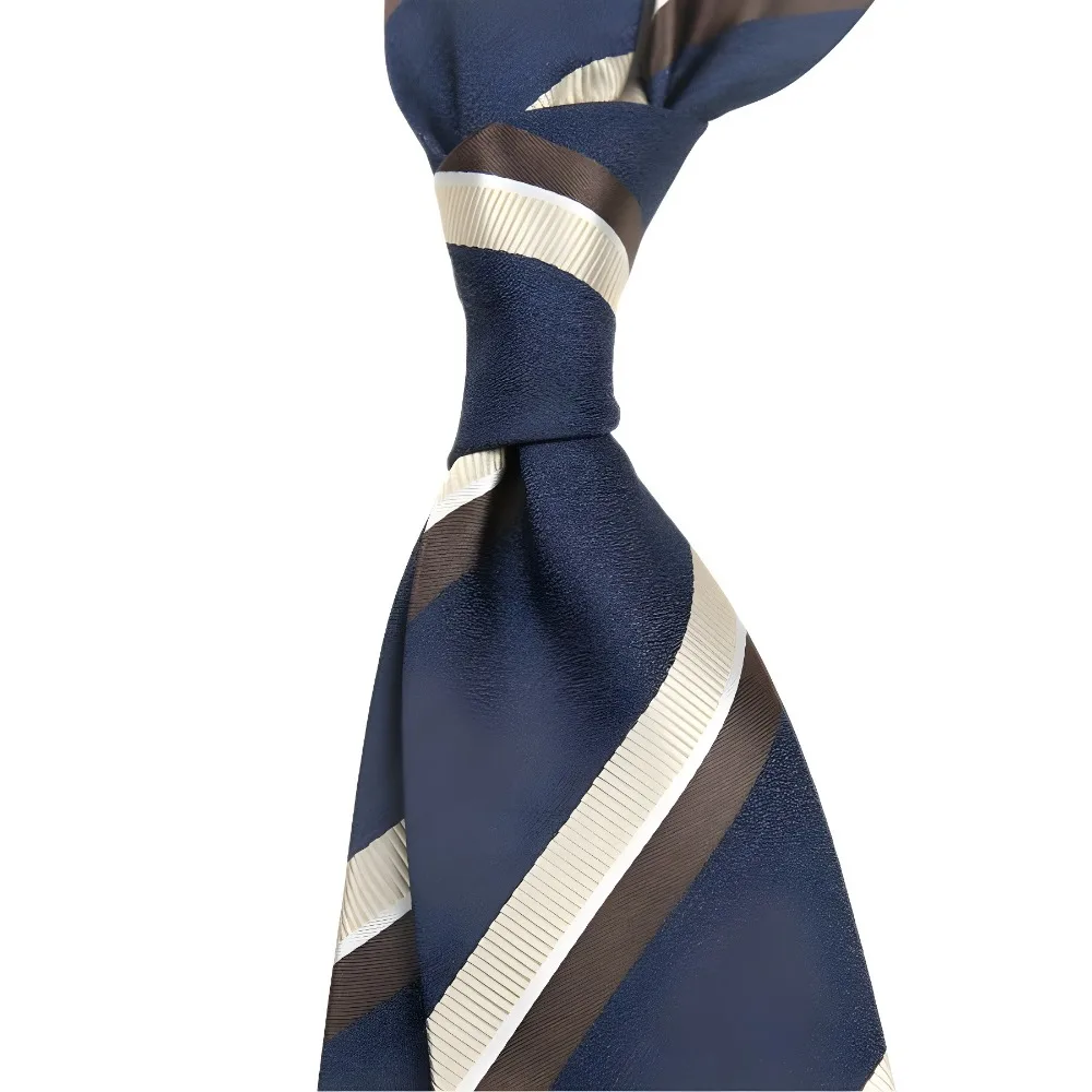 Simple 8CM British Retro Necktie Polka Dot Soft Diagonal Striped Tie Twill Polyester Striped Cravat Wedding