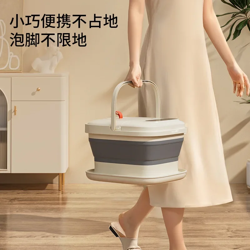Folding foot bath KZYP-1706-T massage heating foot bath basin constant temperature foot bath bucket deep bucket household