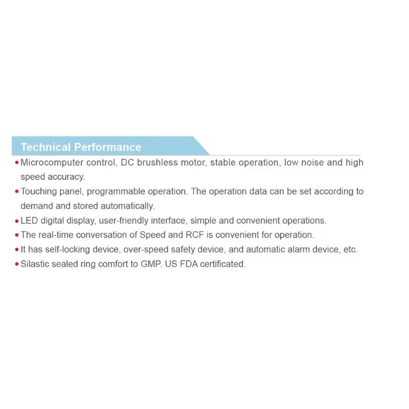 

2025 High Speed 16000rpm Table Top Laboratory Centrifuge
