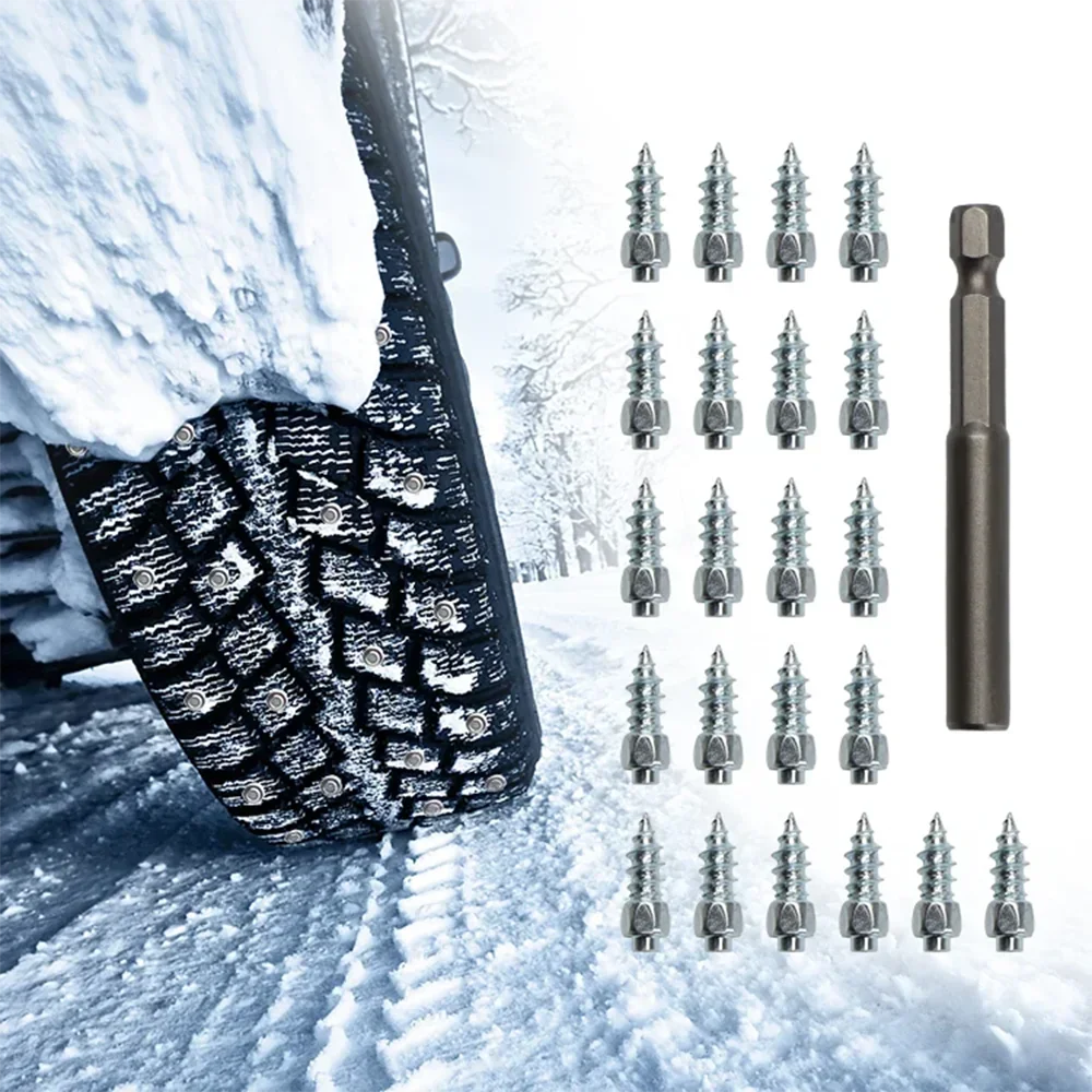 Free Shipping 100/200/300PCS Wheel Lug Car tire anti slip nails Anti Skid Falling Spikes For Motorcycle Bicycle Winter Emergency