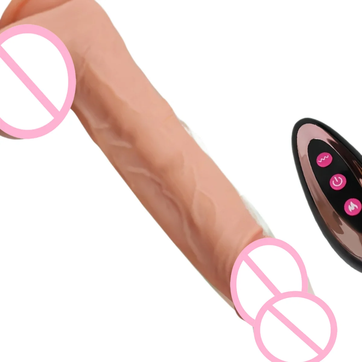 Dildo 1pc Realistic Thrust Dildo Vibrator with 10 Thrusts And 10 Vibration Modes And Rotating Heat Mode Adult Women Sex Toys 18+
