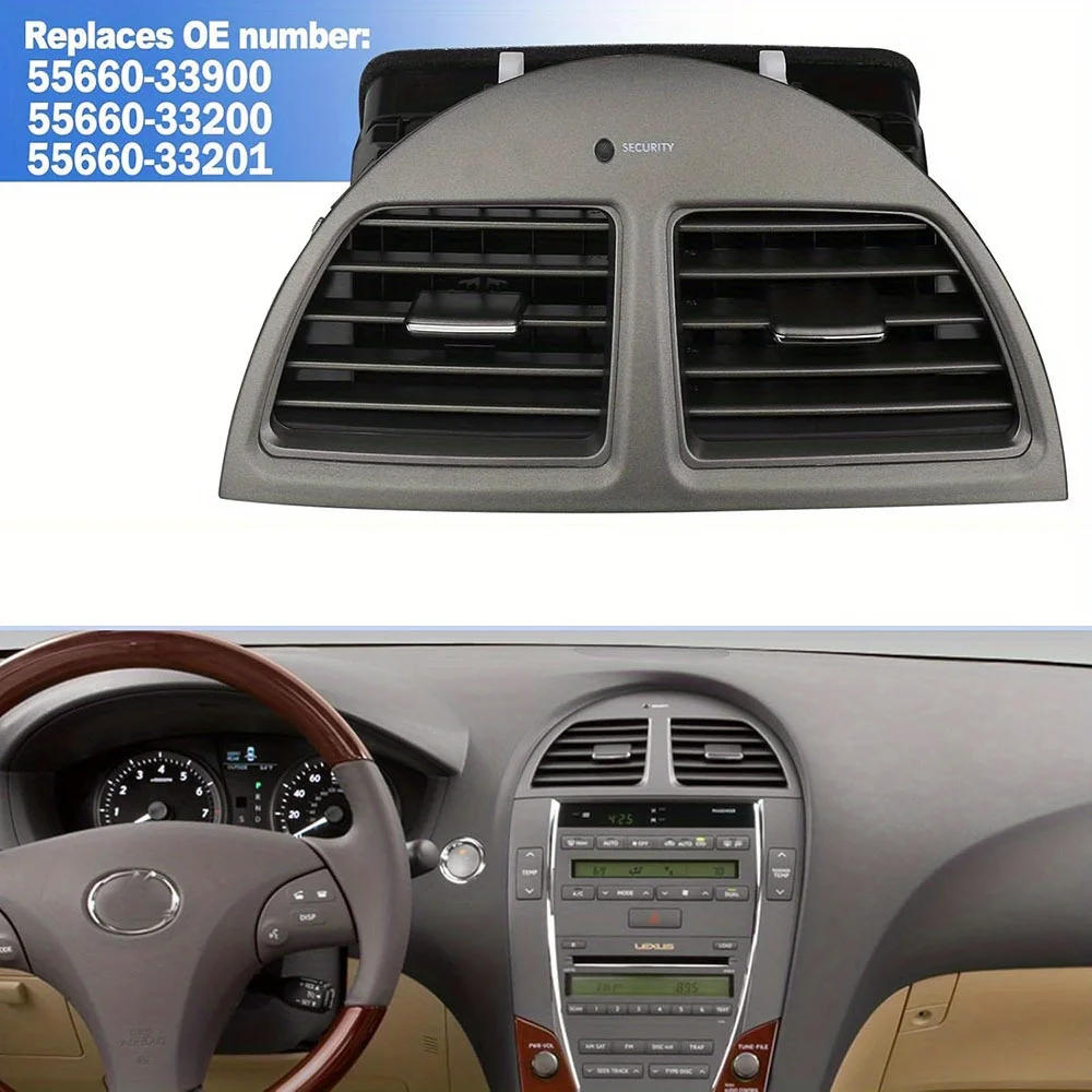 Car Front Middle Dashboard A/C Air Duct Outlet Vent Assembly For Lexus ES350 2007-2012 55660-33200 55660-33900