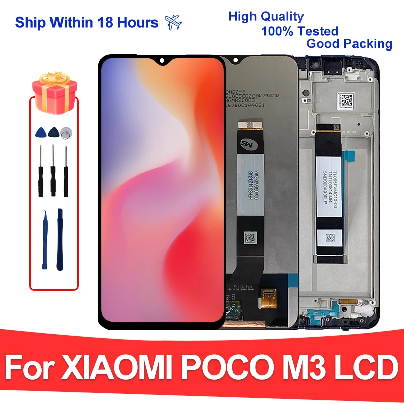 For Xiaomi POCO M3 LCD Display M2010J19CG Touch Screen 6.53\