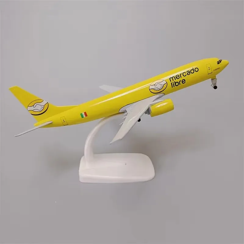20cm Metal Airplane Model B737 Mexican Mercado Libre Airlines Metal Aircraft Replica Alloy Material Aviation Mold Gift Series