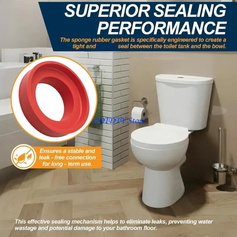 367A Easy to Use Toilet Tanks To Bowl Seal Repair Kits Includes Necessary Component For Quick Maintenance And Leak Prevention