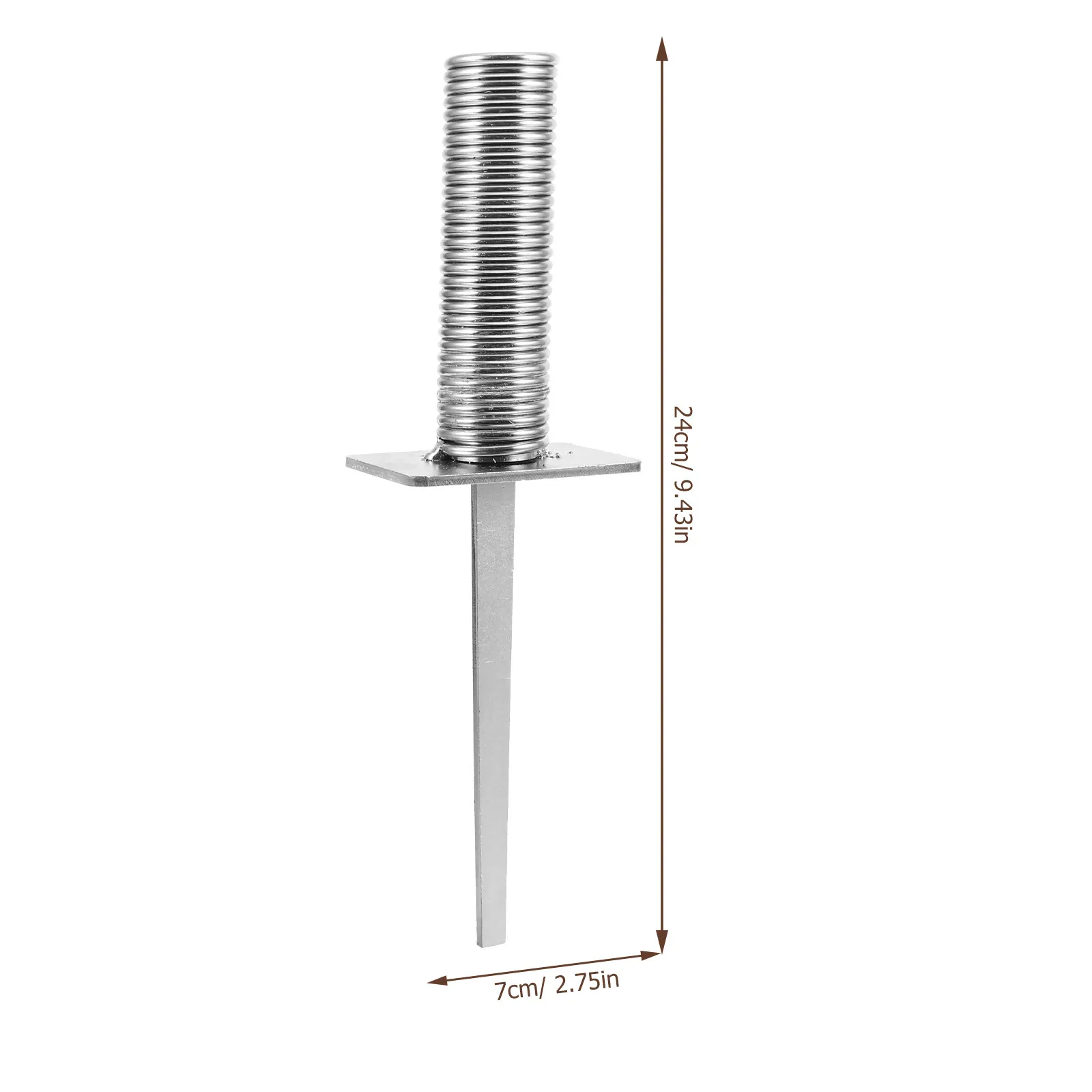 Spring Ground Nail Soccer Training Equipment Corner Flag Spring Mount Football Flagpole Holder Spike Soccer Corner Flag Base