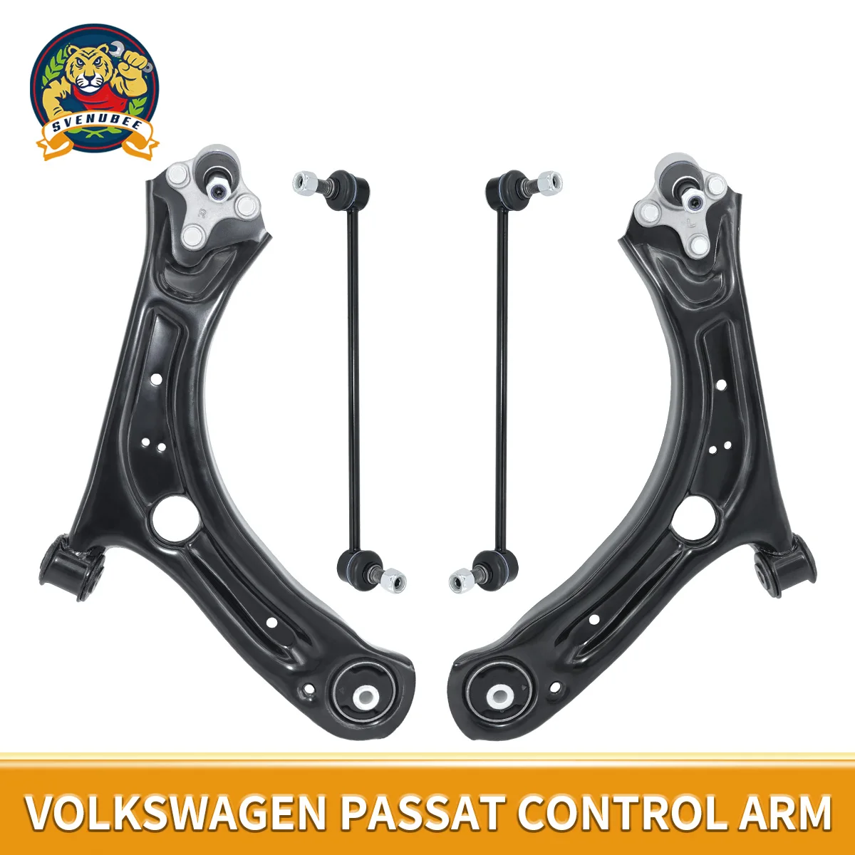 

Svenubee 4pcs Front Lower Control Arms Sway Bar Link Set for Volkswagen Passat Beetle 2012 2013 2014 2015 2016 2017 - 2021