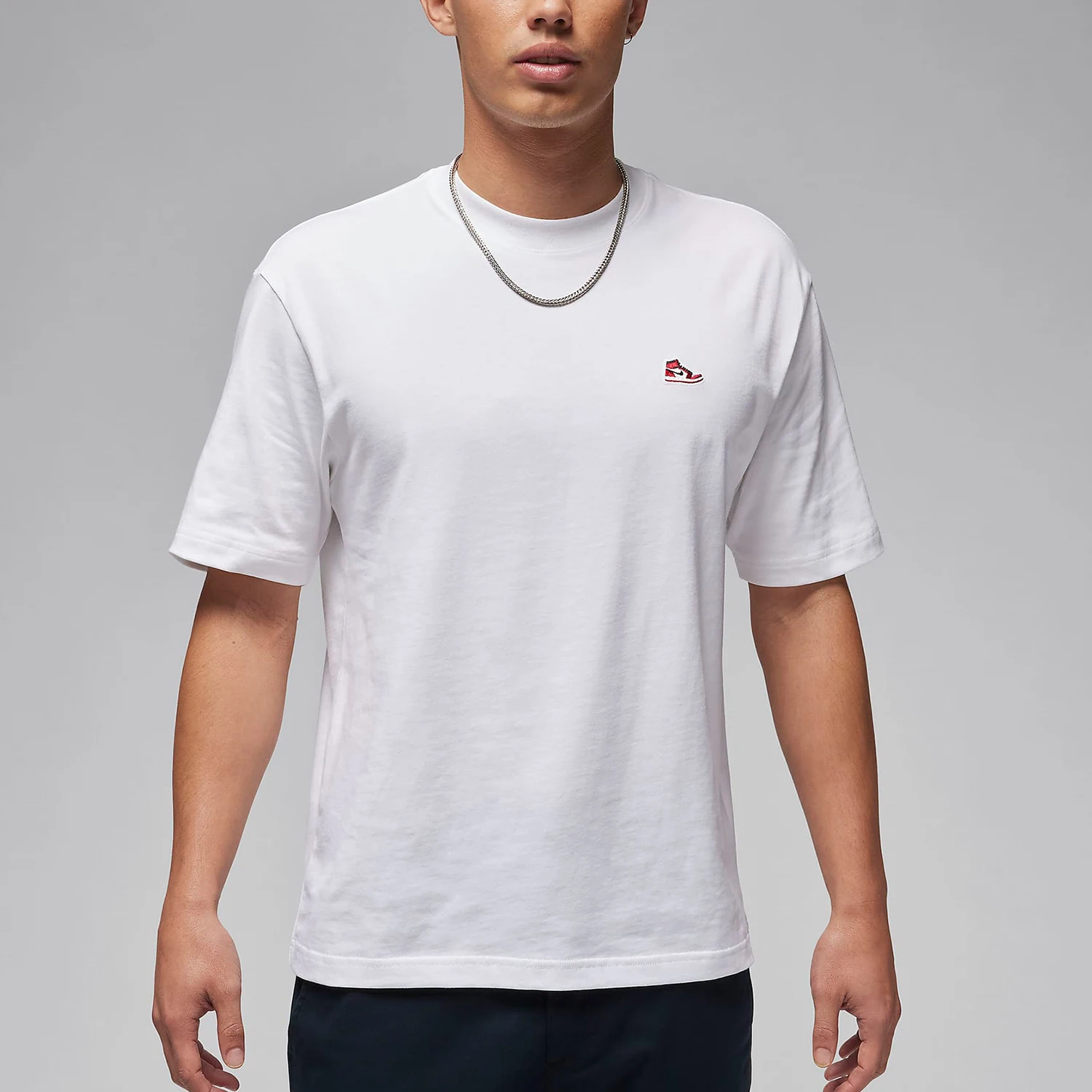 

Nike genuine Jordan Brand Men's Breathable Casual Round Neck T-Shirt FN5983-100