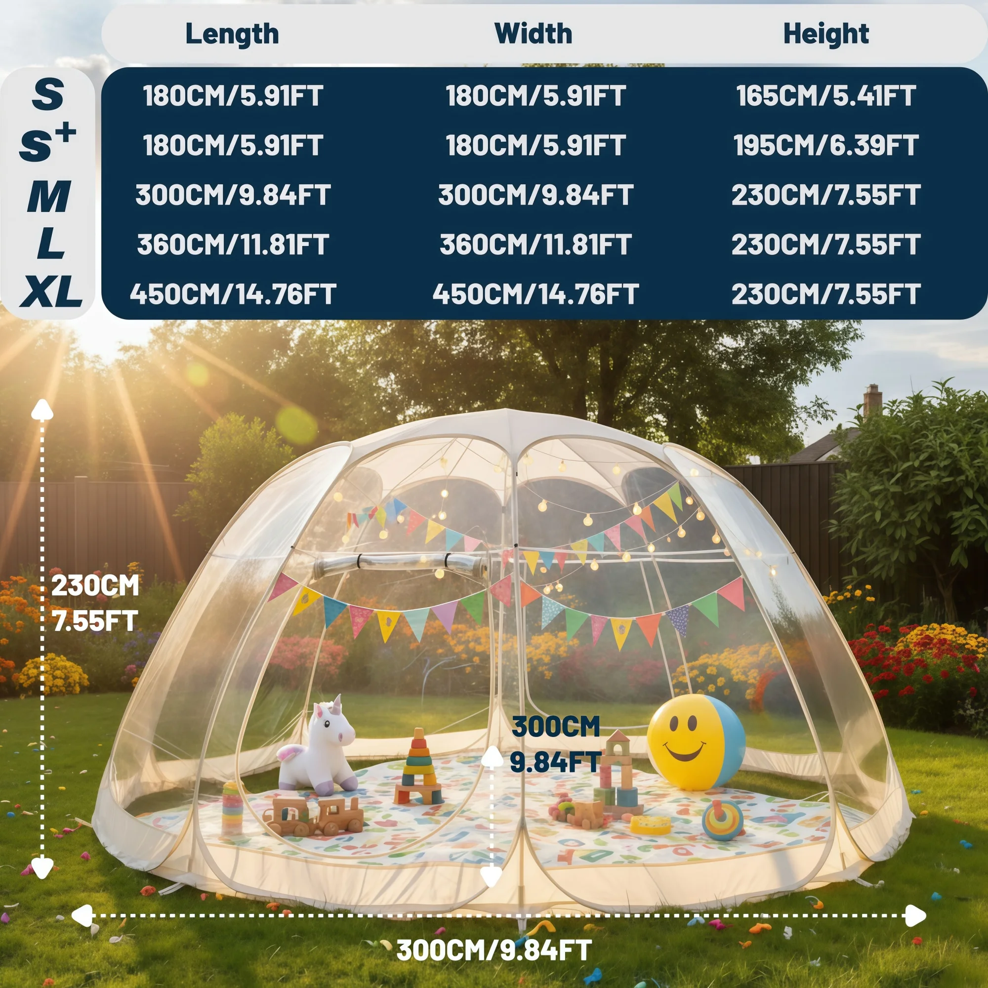 2 Person Pop Up Clear Bubble Tent Transparent PVC Shelter Forest Glamping Camping Backyard Patio Couple Date Stargazing