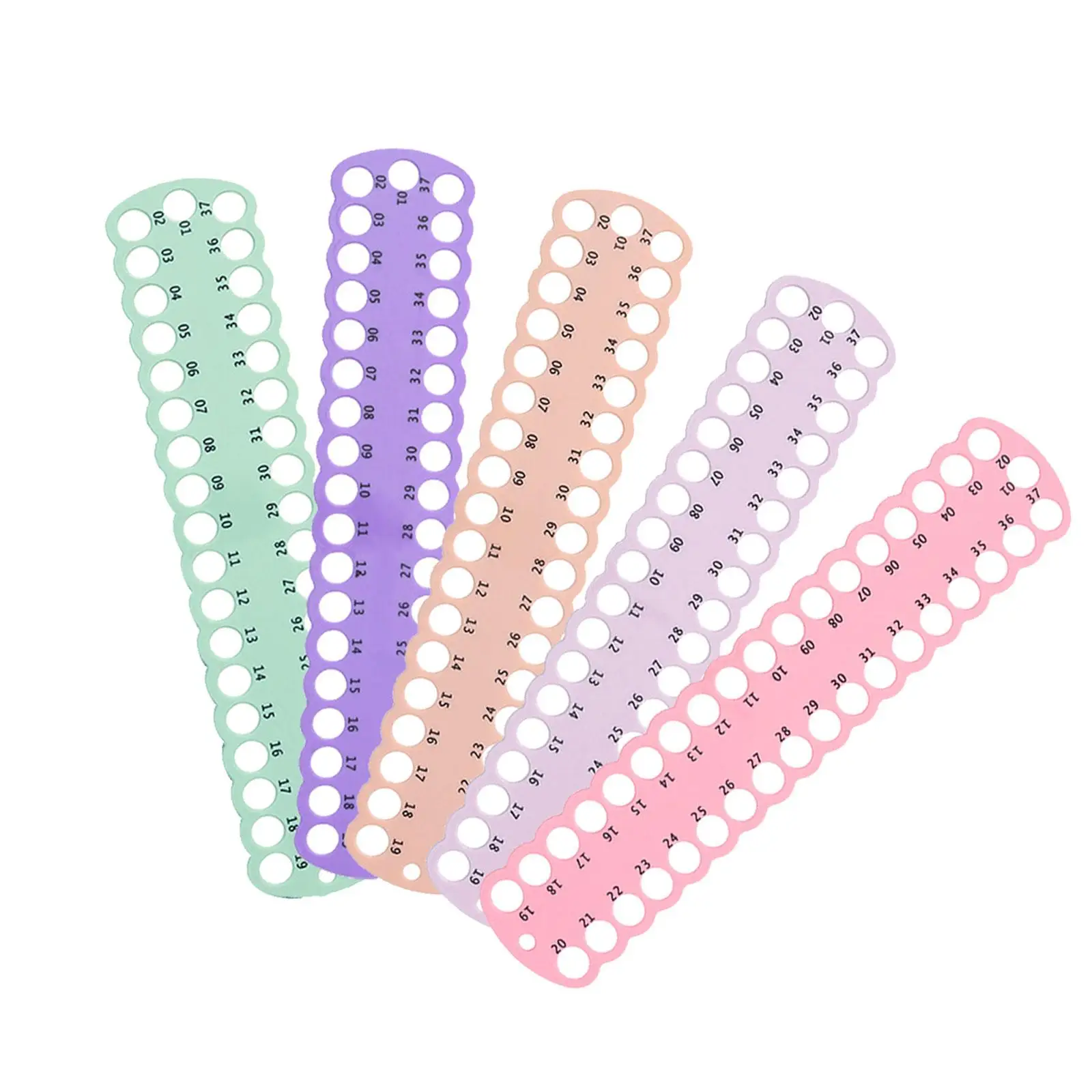 6Pcs/Set Embroidery Floss Organizer Cross Stitch Threads Holder Storage Tool Thread Sorter Organization Sewing Accessory