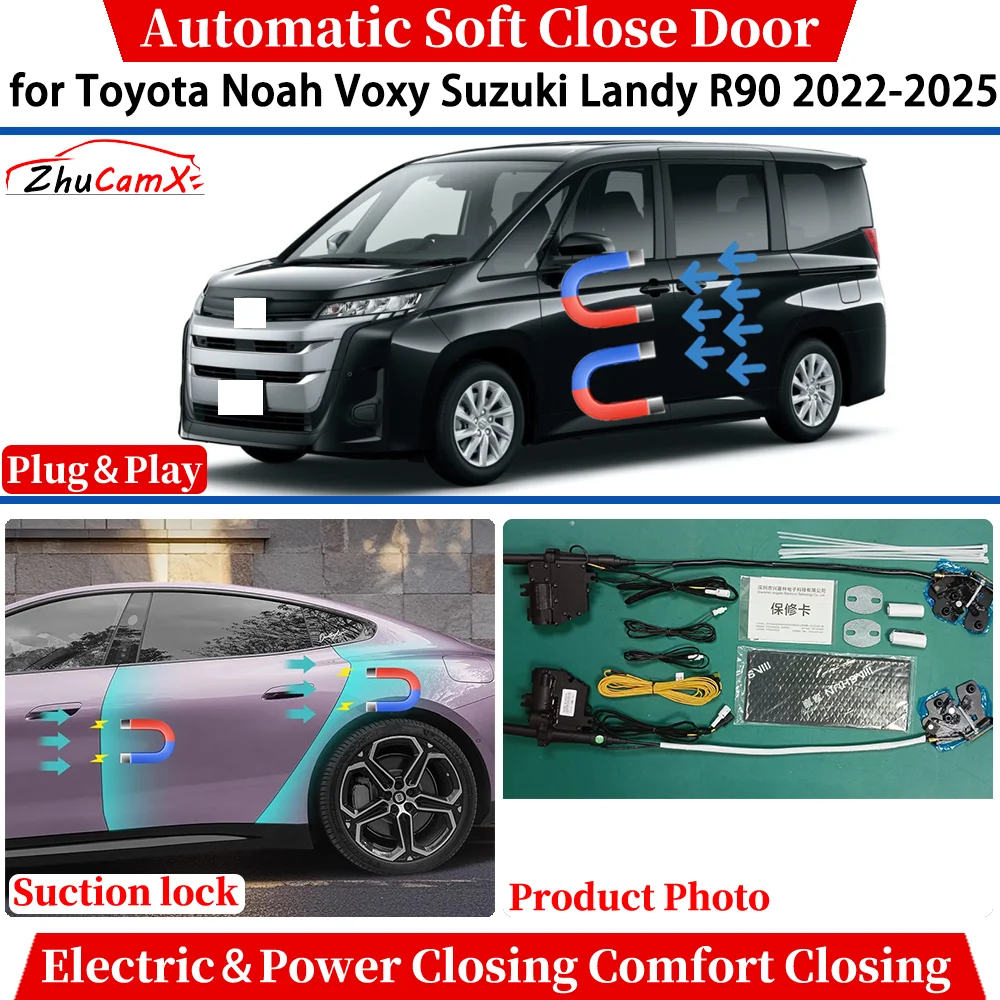 

for Toyota Noah Voxy Suzuki Landy R90 2022-2025 Automatic Soft Close Door Electric Power Comfort Closing Suction lock System