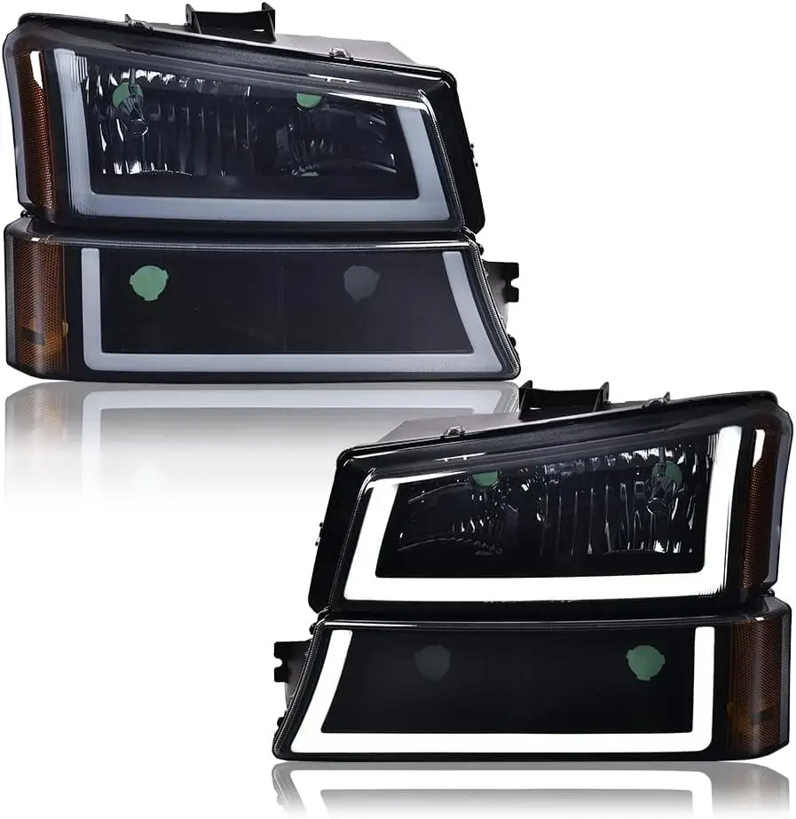 

LED Headlights, Compatible with 2003-2006 Chevy Silverado 1500 2500 3500 HD Model/Fit 2003-2006 Avalanche 1500 2500/Fit 07 Silve