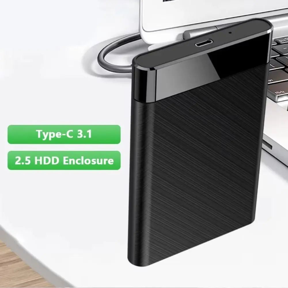 New 2.5-inch Hard Disk Enclosure Type C 3.1 USB 3.1 SSD Enclosure External Hard Drive Enclosure