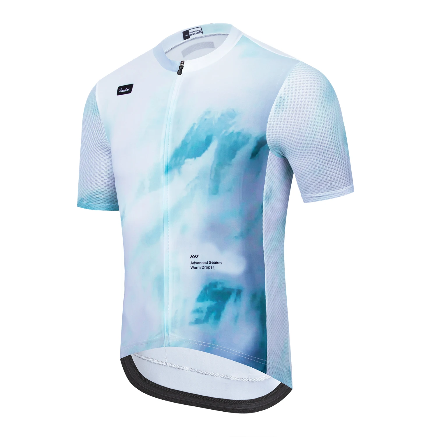 RAUDAX Sommer Herren Kurzarm Radtrikot Rennradtrikot Kleidung Mountainbike Sportbekleidung mit drei Taschen