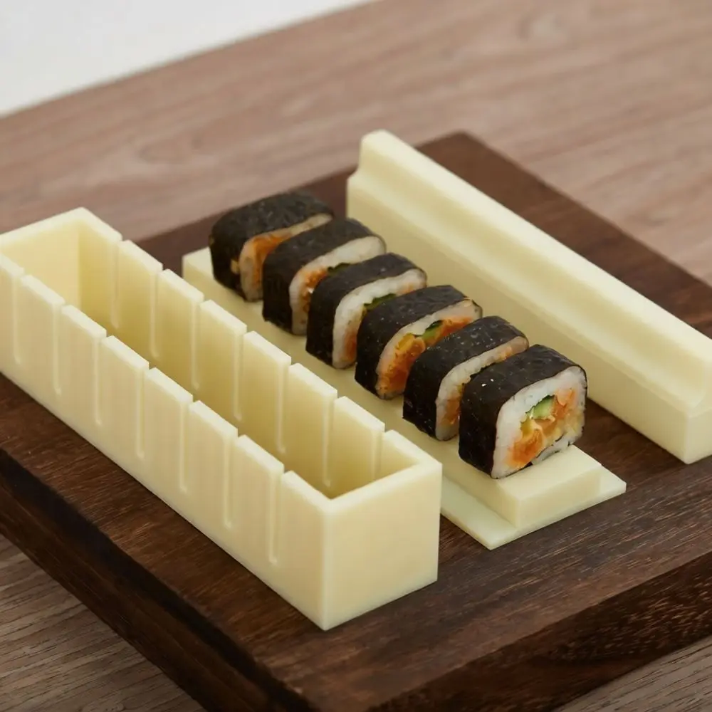 Advanced Sushi Making Kit DIY Rice Ball Mold Tool Set Heart Square Round Shape Kitchen Utensils Professional Equipment