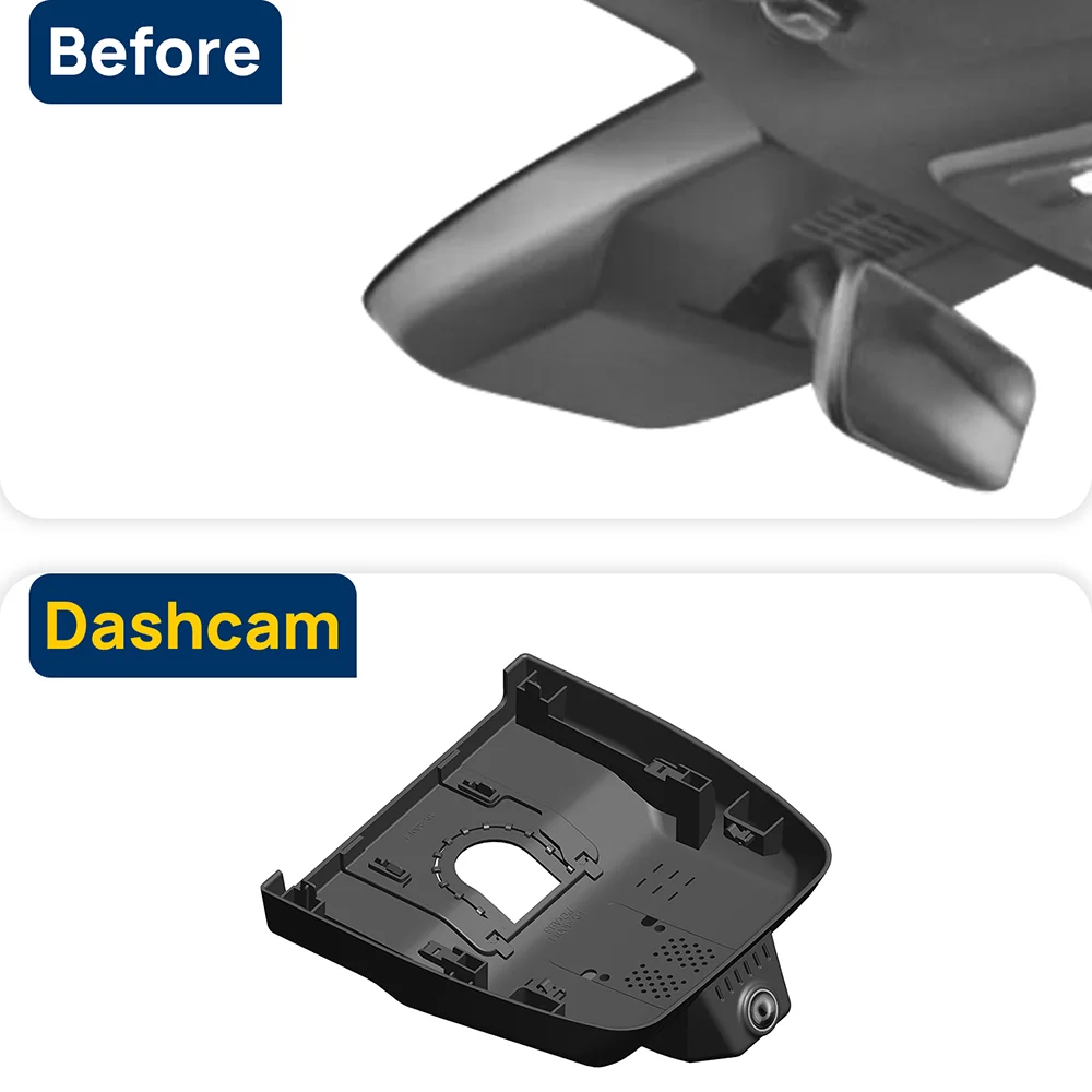 

4K HD 2160P Plug and play WIFi Car DVR Dash Cam For Toyota Camry DashCam Dvr Year model 2024 to 2025