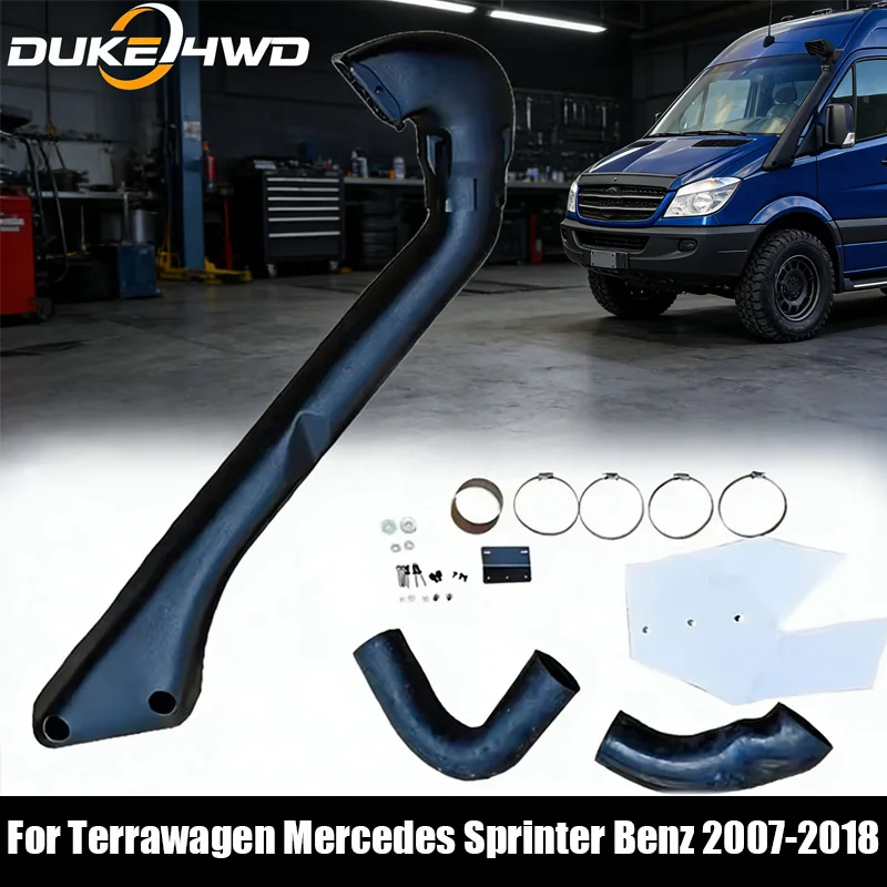 Kit de snorkel de admisión de aire 4X4 para Terrawagen Mercedes Sprinter Benz 2007-2018 Accesorios para coche Piezas para furgoneta Kits de snorkel
