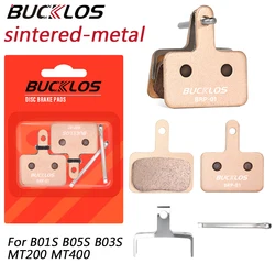 BUCKLOS cuscinetto per bicicletta in metallo sinterizzato Fit B01S B03S B05S pastiglie per freno a disco idraulico pastiglie per Mountain Bike da strada per MT200 MT400 M485 M525