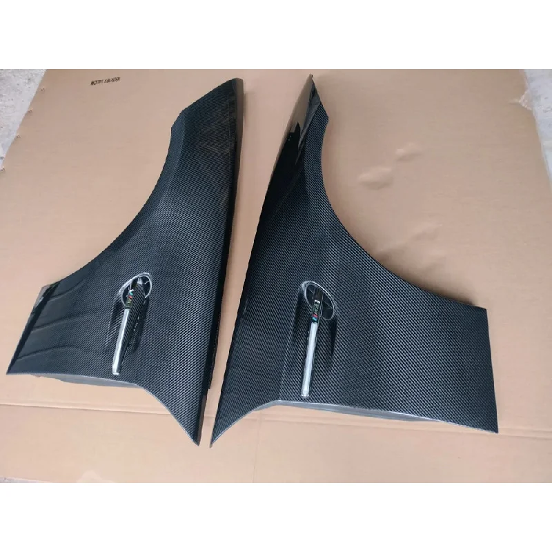 Weatherproof Carbon Fiber Vent Front Fenders Fit E90 2006-2011 Auto Front Wing Accessories