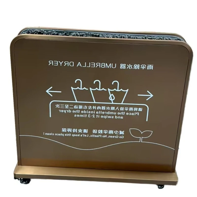 

Commercial Grade Wet Umbrella Dryer (UD07), Stainless Steel Wrapping Machine for High Traffic Business Entrances