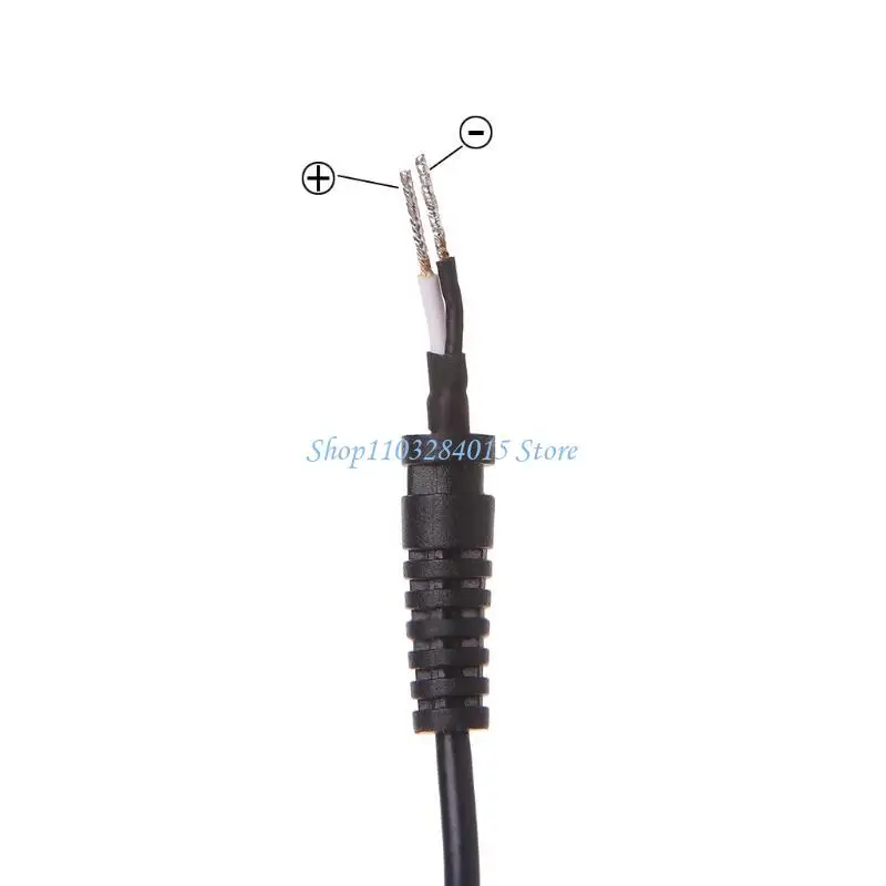 R6FF Heavy Duty Cord for NP-RV408 Laptop 5.5x3.0mm Male Plug L Shaped