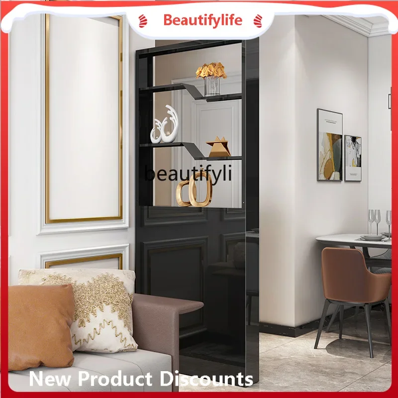 scn8617 Entrance Cabinet Shoe Cabinet Integrated Ultra-Thin 15cm Screen Storage Rack Hallway Living Room Entrance Porch Cabinet