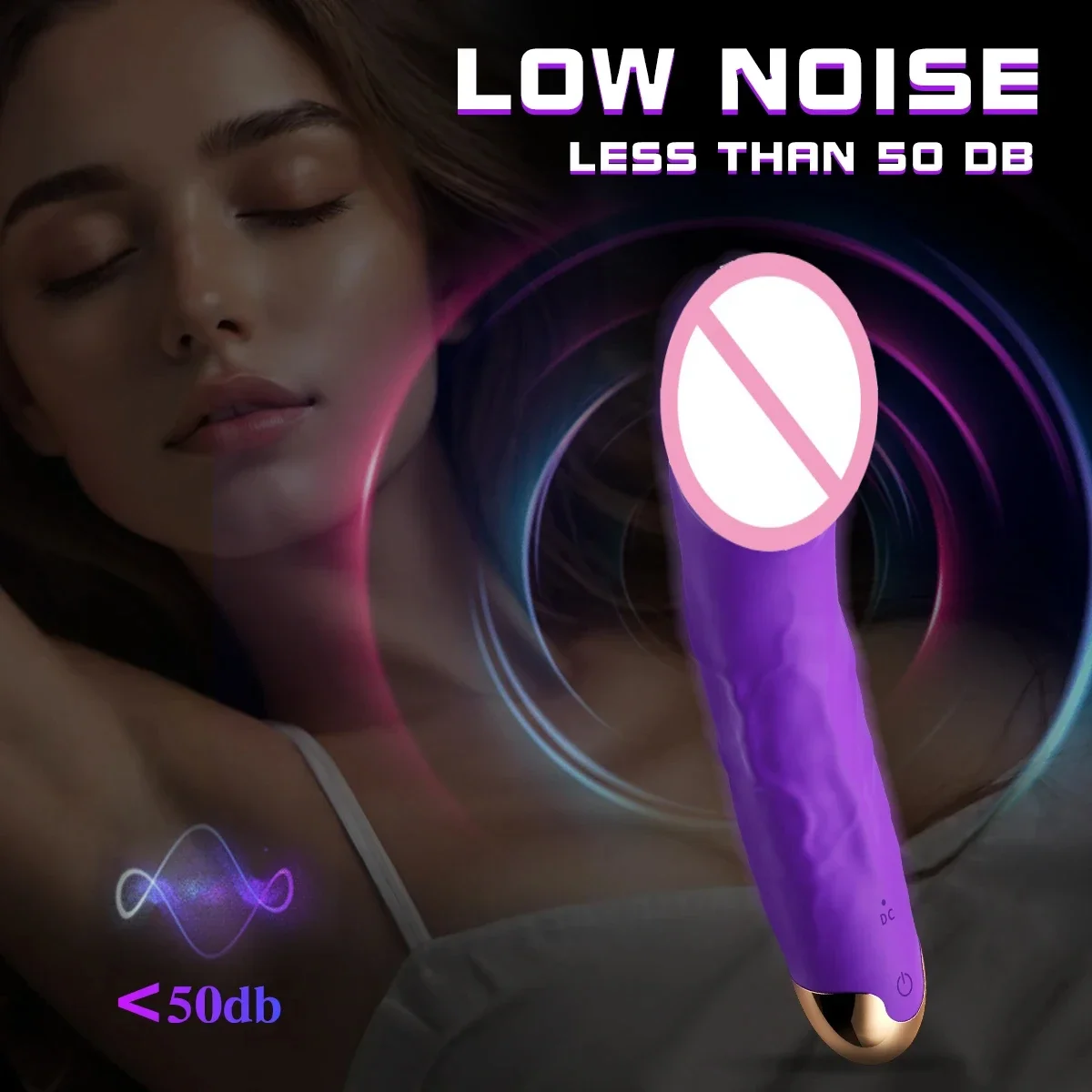 

Women's Silicone Rotary Vibrator Dildo Vagina Clitoral G-Spot Stimulator Prostate Massager Masturbator Adult Sex Toy Couple 18+