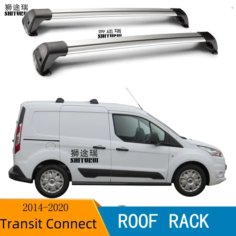 Dla Ford Transit Connect 4 dr Van 2014 - 2020 stały punkt bagażnik dachowy samochód specjalny pasek ze stopu aluminium blokada Led strzelanie CORSS