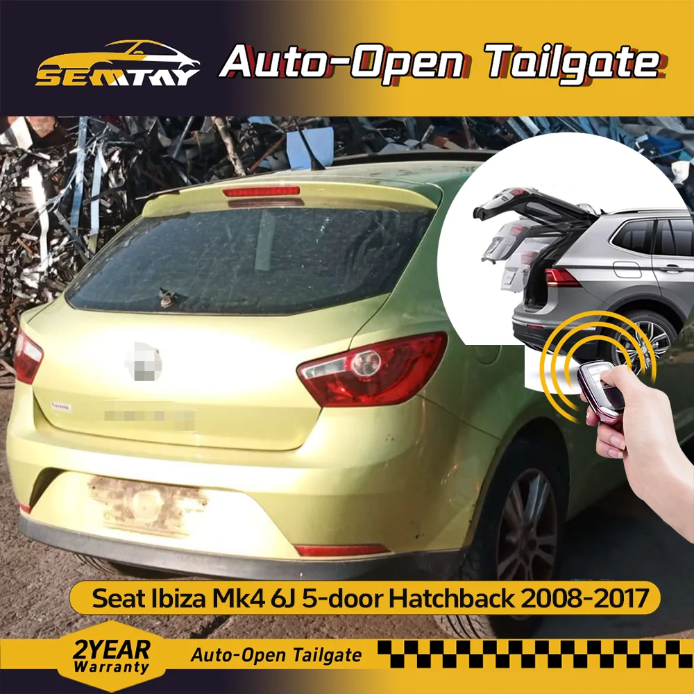 SEMTAY Automatic Lifting Trunk Struts with Spring for Seat Ibiza Mk4 6J 5-door Hatchback 2008-2017 Rear Tailgate Boot