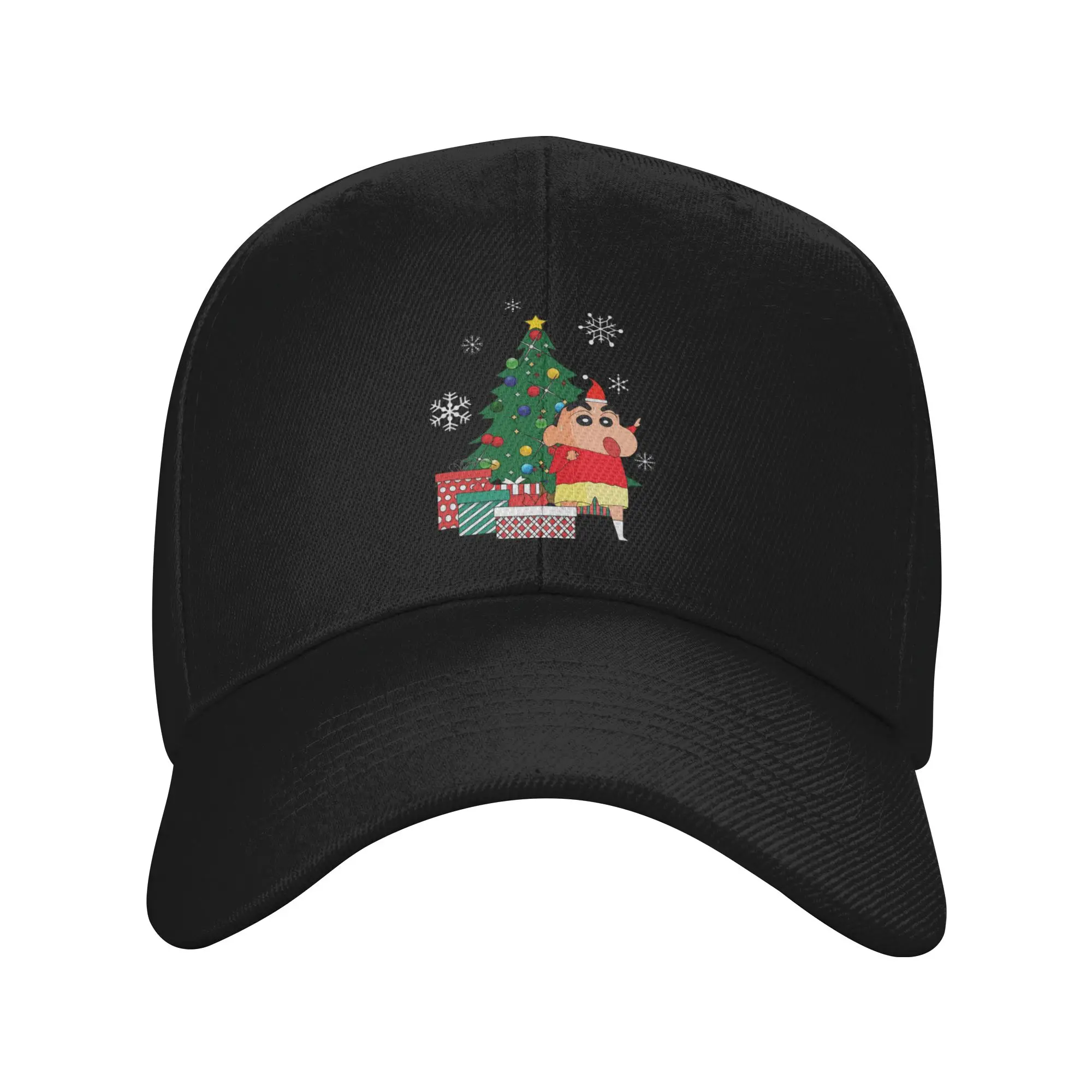 Unisex Crayon Shin-chan Around The Christmas Tree Hat Baseball Cap Snapback Caps  Hats Sun Hat Adjustable Sports Cap Summer