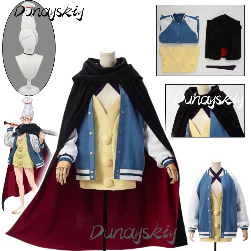 Seiko Ayase Cosplay Costume with Wig Accessory Anime DAN DA DAN Role Play Clothes Outfit for Halloween Christmas Customized