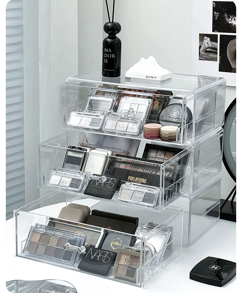 Eyeshadow Palette Organizer Eyepowder Storage Tray Cosmetics Storage Box Makeup Tools Compartment Holder for Makeup Organizer